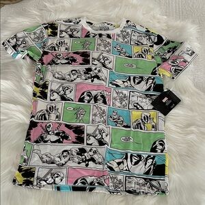 Marvel Multicolor Comic Strip Tee